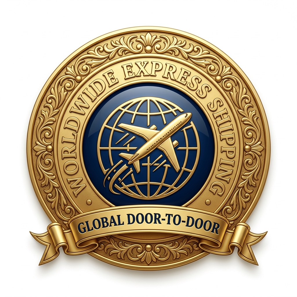 Worldwide Express Shipping Door-to-Door Badge