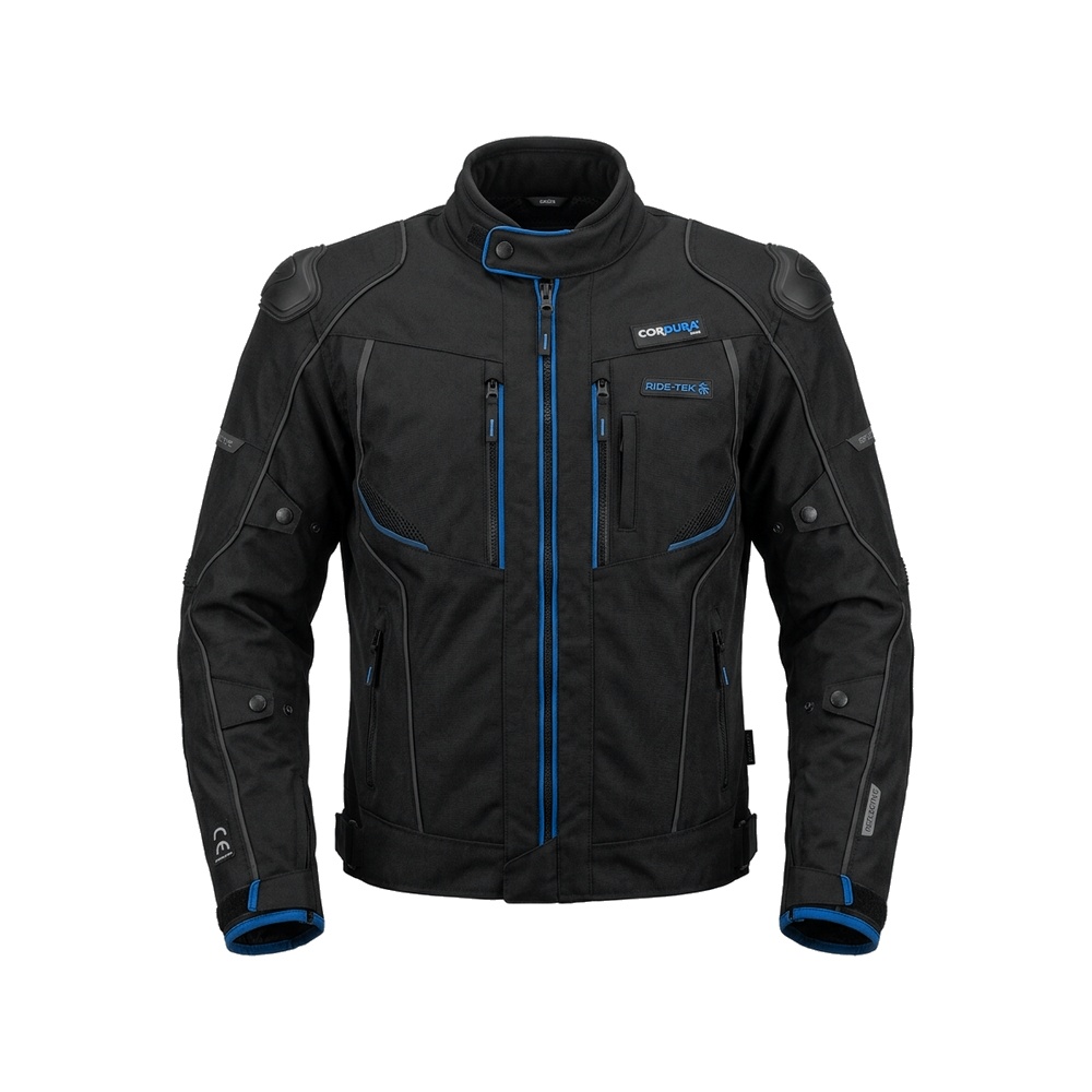 Two-Tone Retro Track Leather Jacket