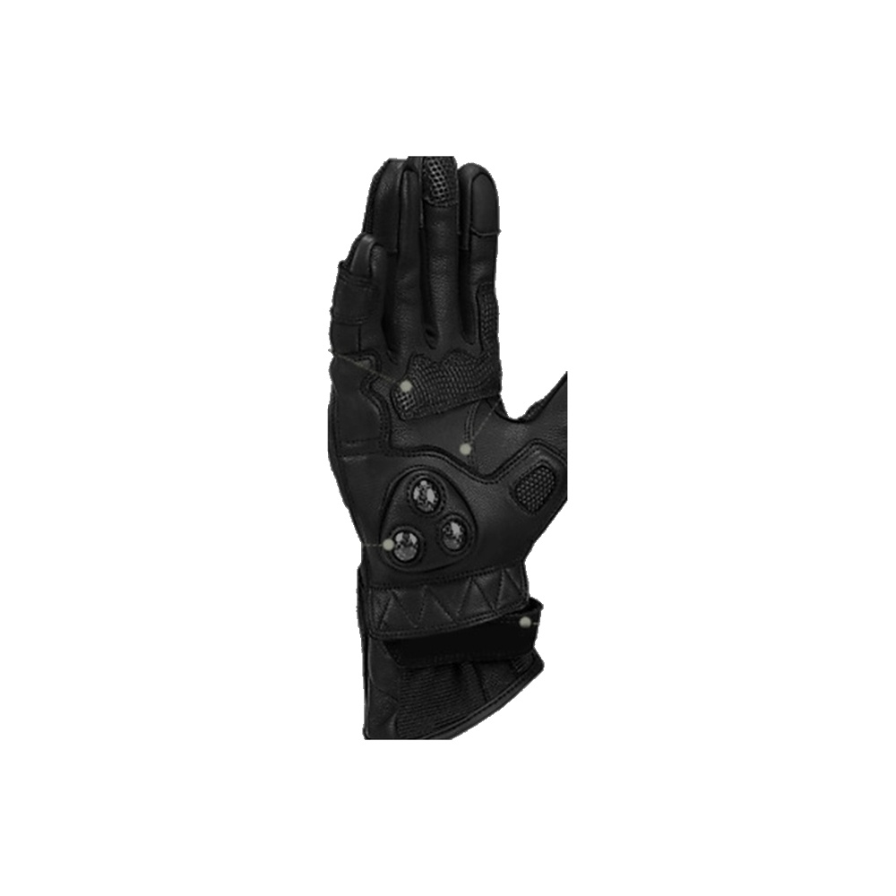 3D Air-Mesh & TPR Knuckle Motorcycle Gloves