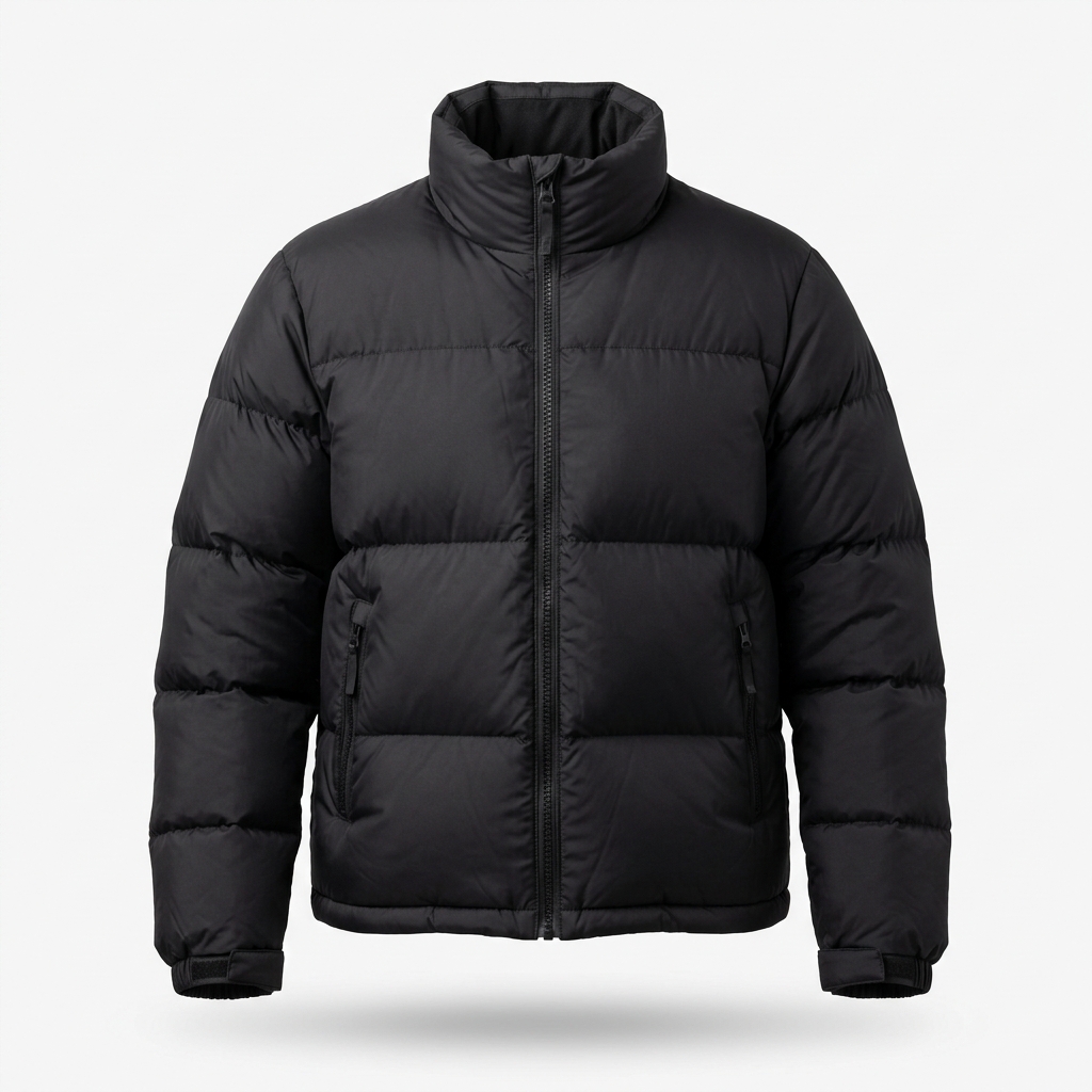 Heavy Down Quilted Winter Puffer Jacket