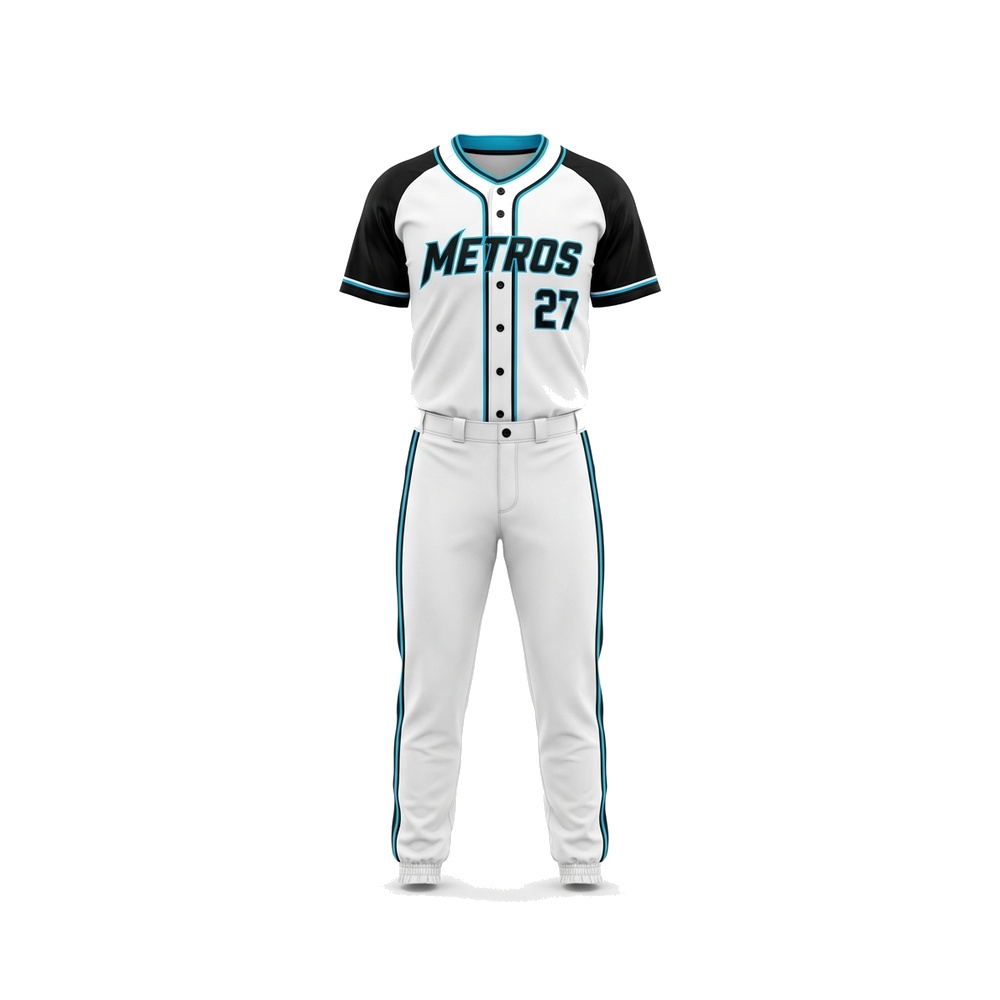 Pro Baseball Uniform Button-Down Jersey