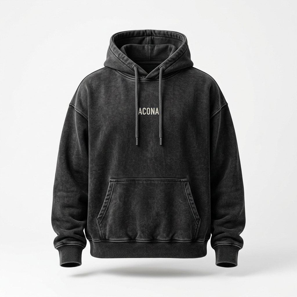 Heavyweight Boxy Drop-Shoulder Hoodie