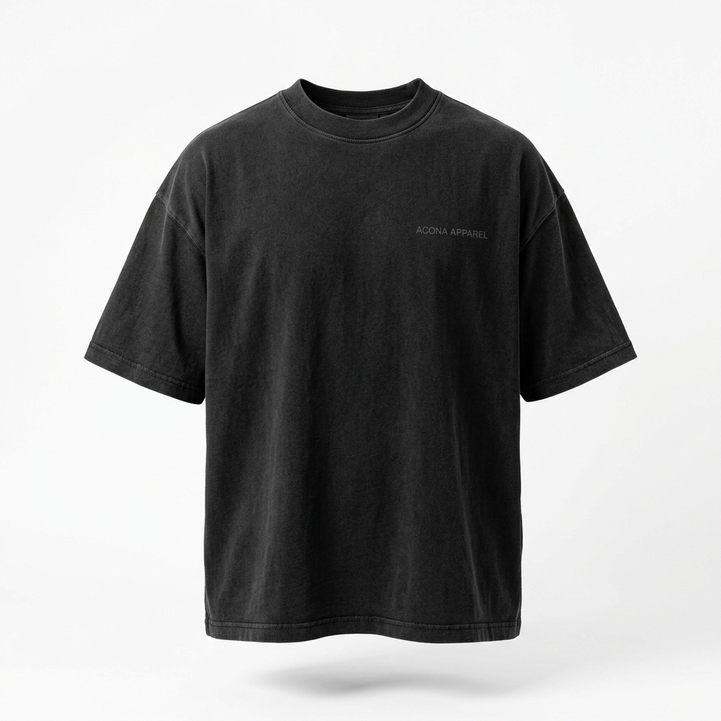 Vintage Acid-Wash Oversized Tee