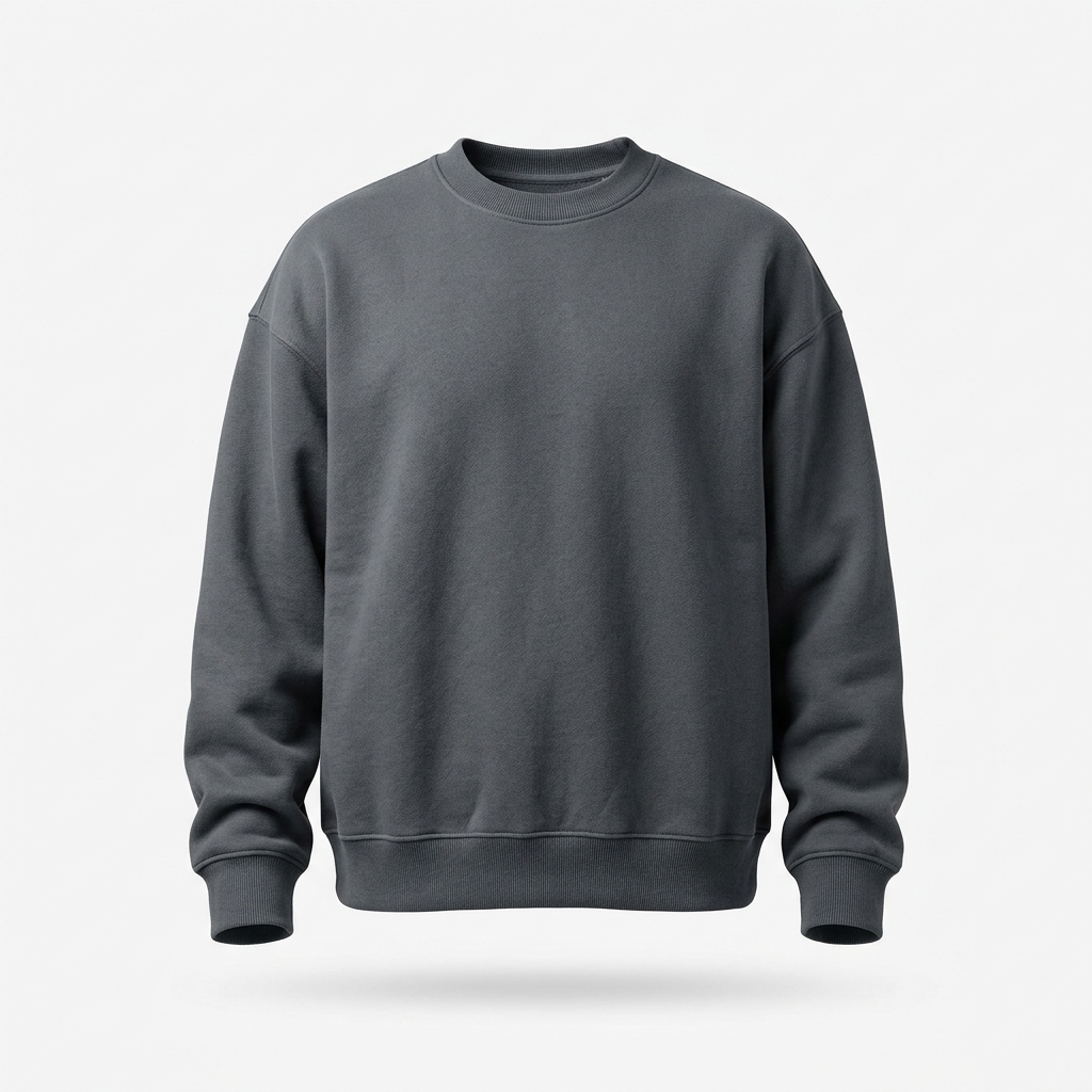 Relaxed French Terry Crewneck Sweatshirt