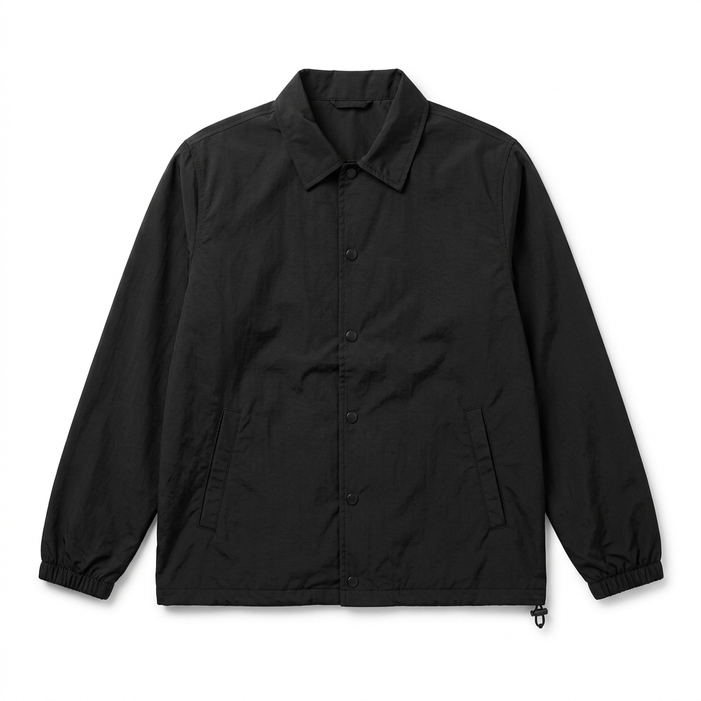 Fleece-Lined Streetwear Coach Overshirt